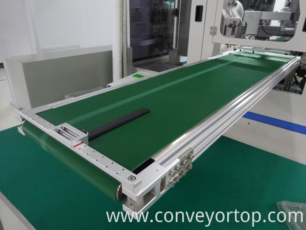 Green Anti Static Pvc Small Belt Conveyor